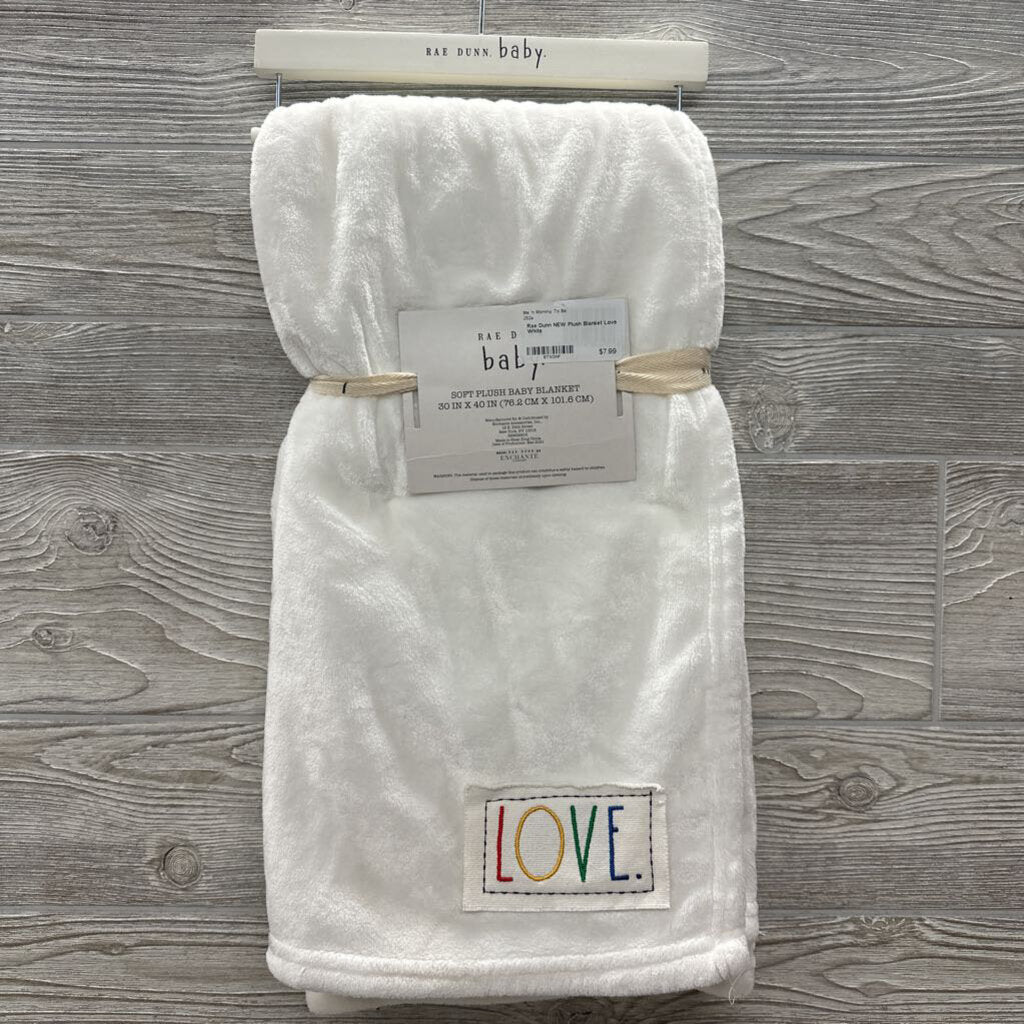 NEW Plush Blanket Love
