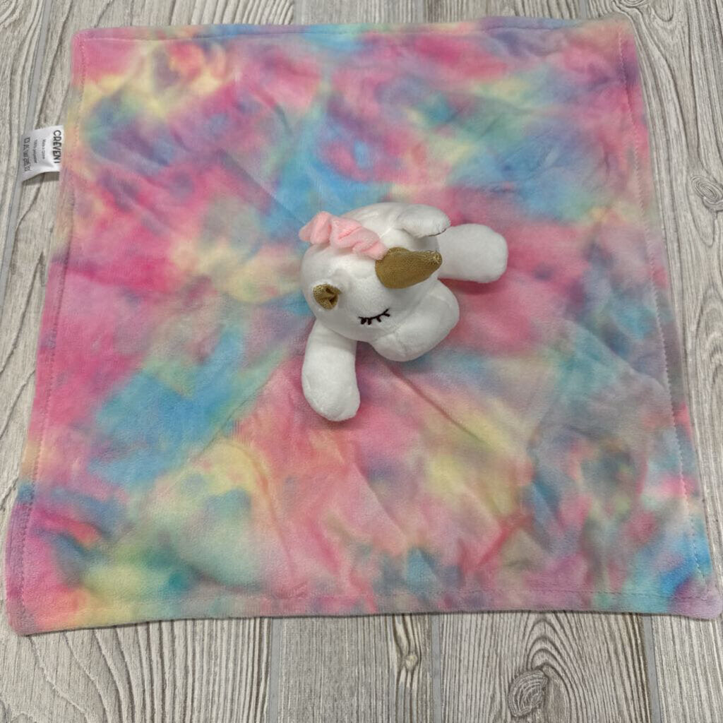 Unicorn Security Blanket Tie Dye