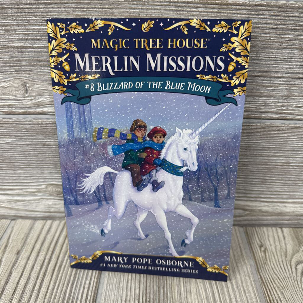 Magic Treehouse Marlin Missions #8 Blizzard Of The Blue Moon Book