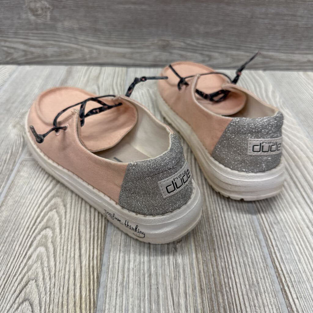 Wendy Slip On Shoes Glitter Heel 3y