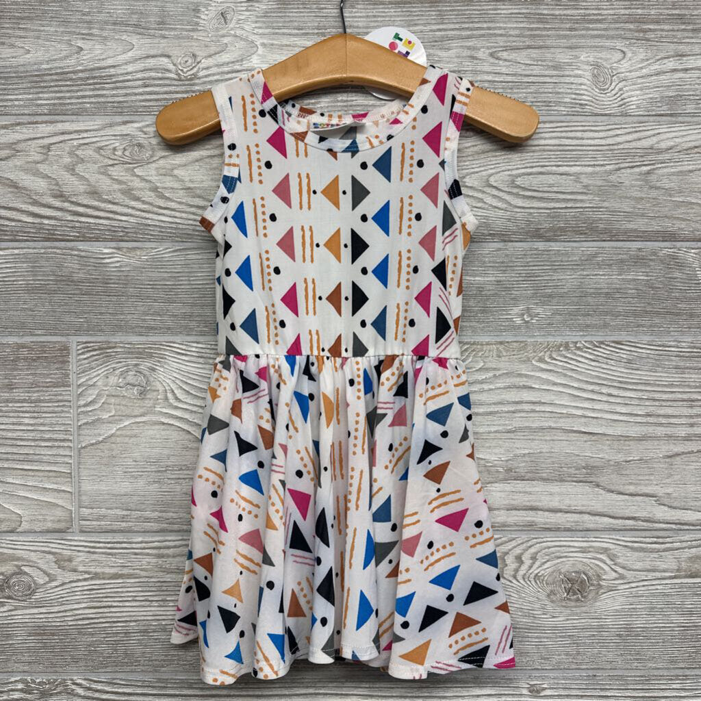 NEW Dress Triangles, Dots, Lines 12M