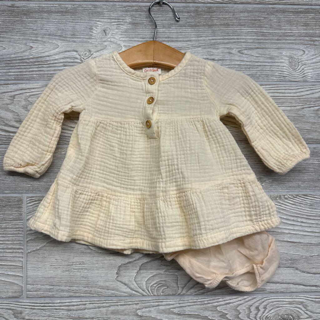 Muslin Dress & Bloomers 3M