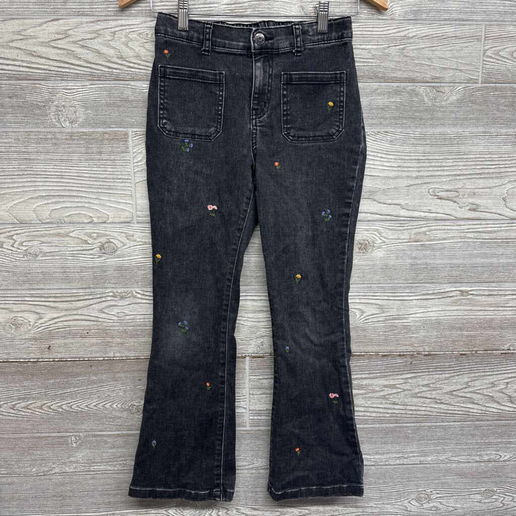 Flare Jeans Embroidered Flowers 12