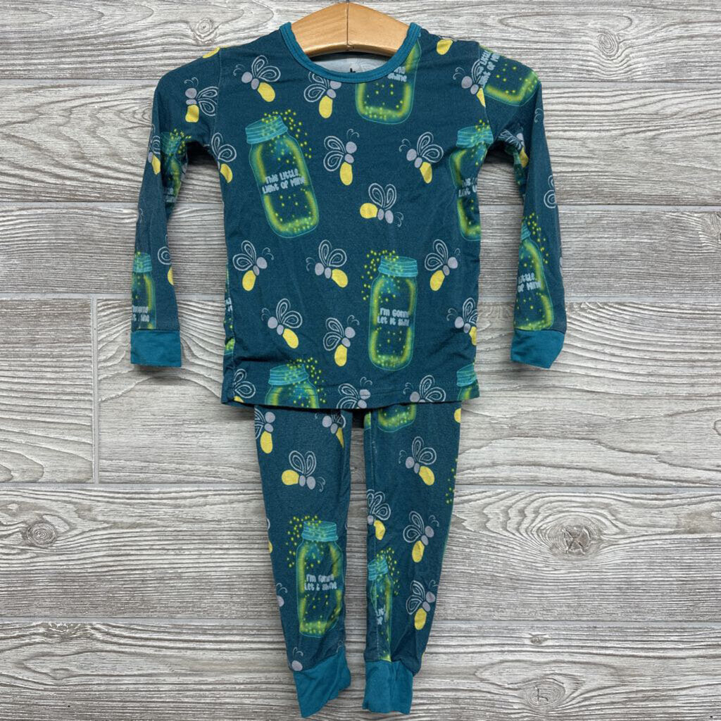 2 Pc Bamboo PJs Fireflies 12M
