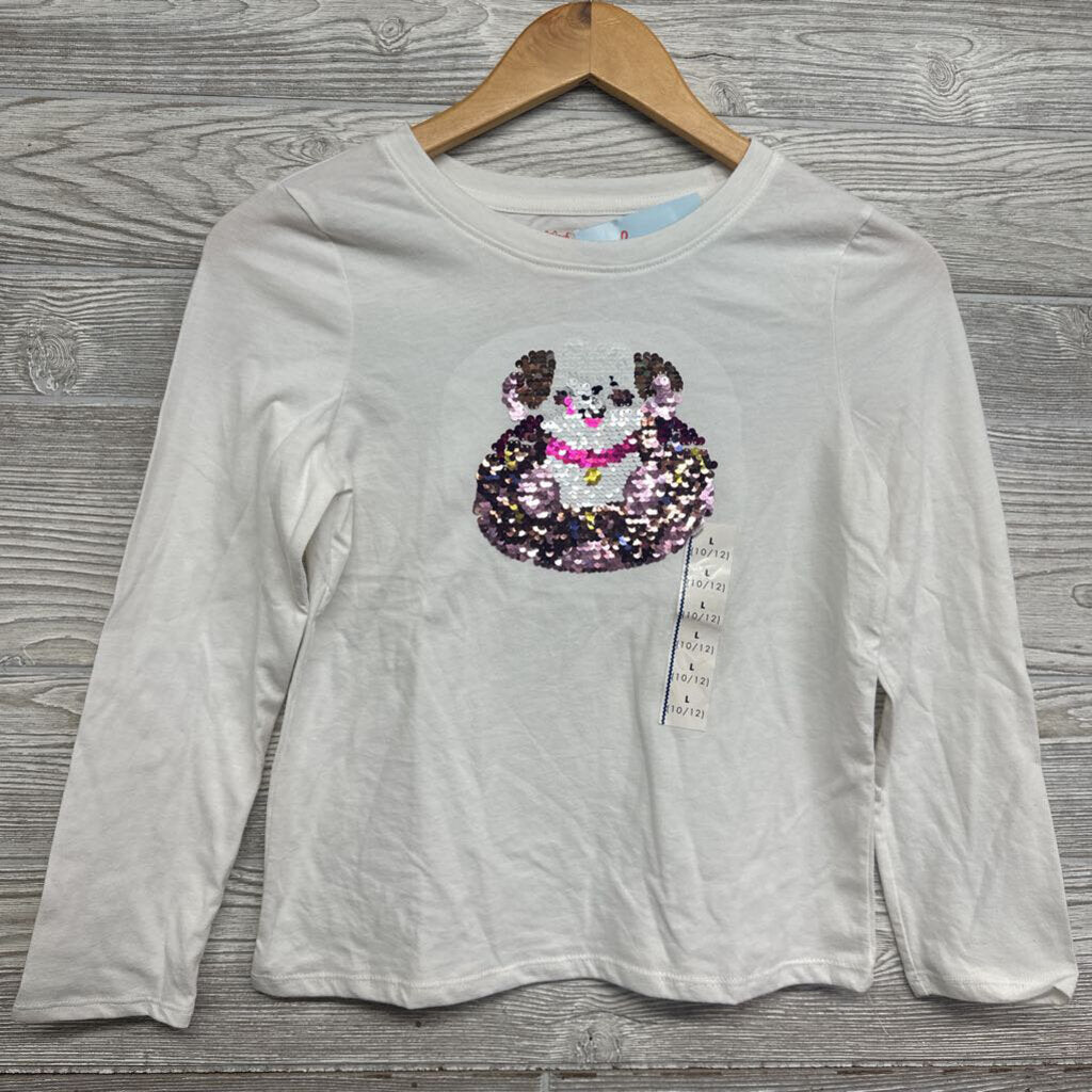 NEW LS Shirt Flip Sequins Bear 10