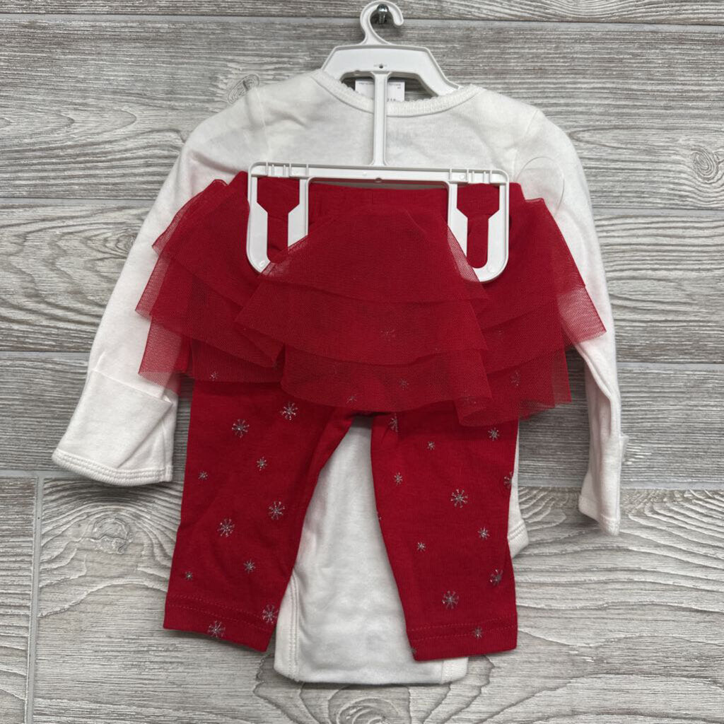 NEW LS Bodysuit & Tutu Leggings Merry & Bright 3m