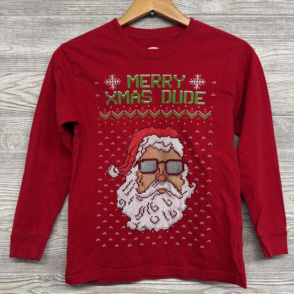 Shirt Merry Xmas Dude Santa 10-12