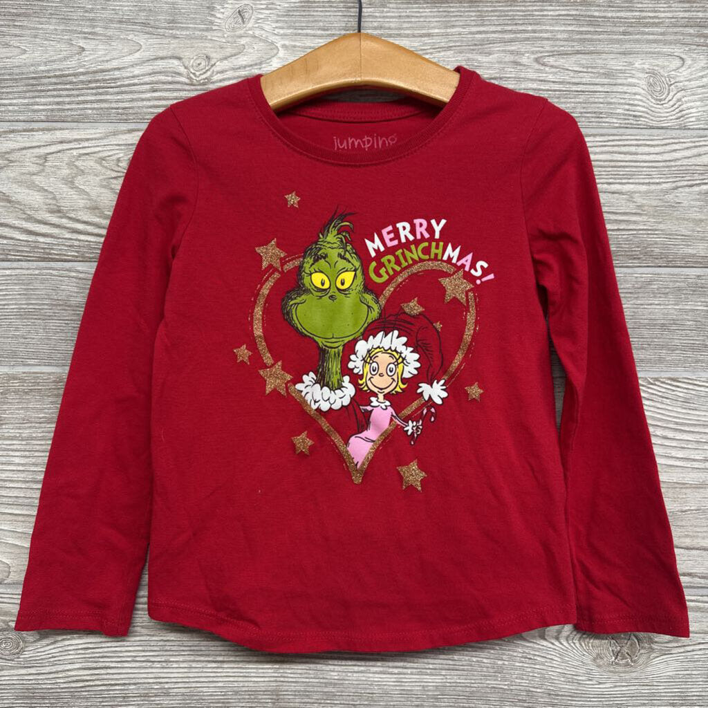 LS Shirt Merry Grinchmas Glitter 5t