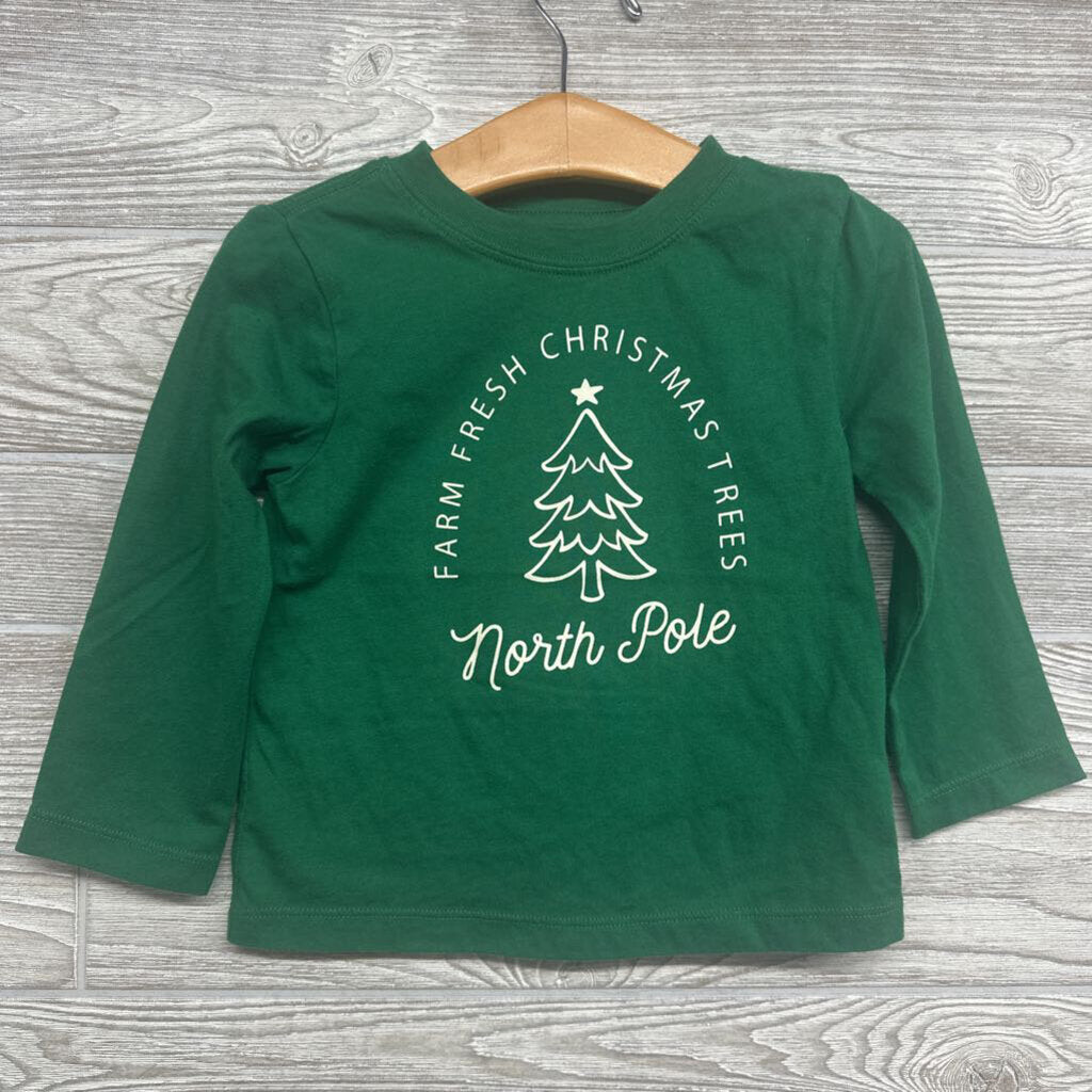LS Shirt Farm Fresh Christmas Trees 2t