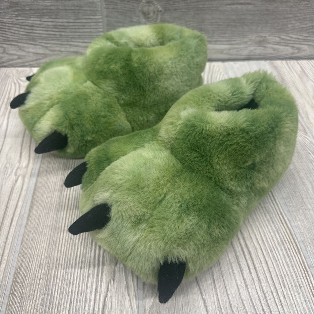 Plush Claw Slippers 2-3y
