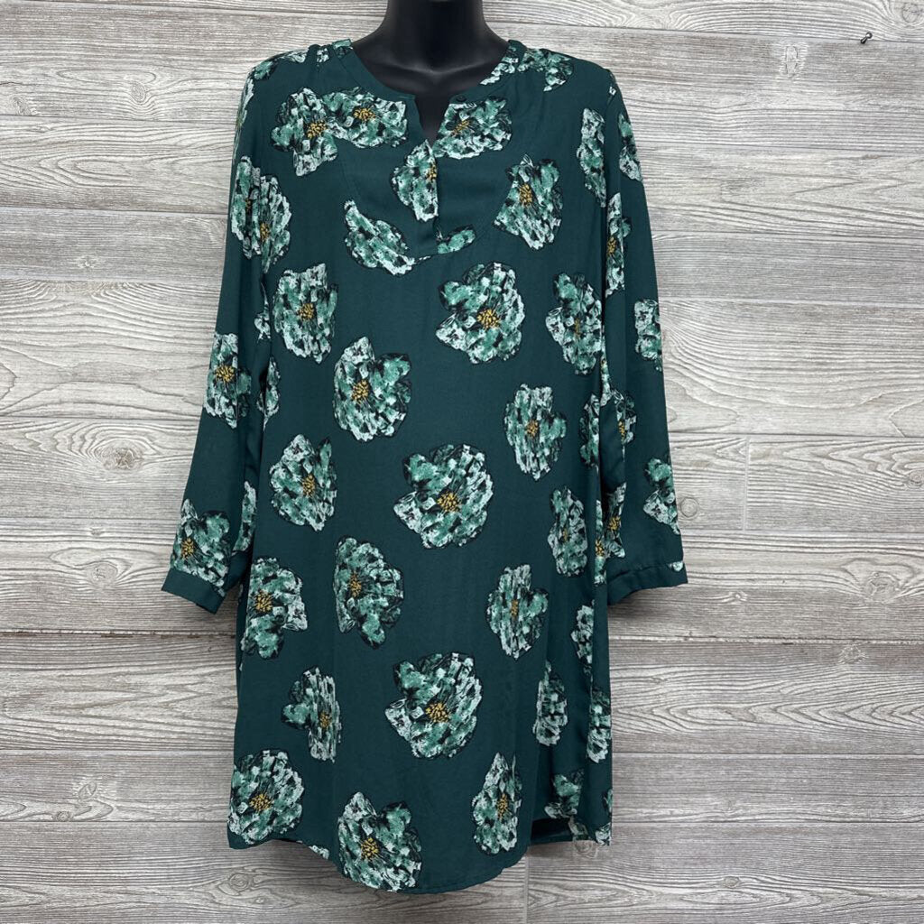 LS Layered Dress Flowers Medium