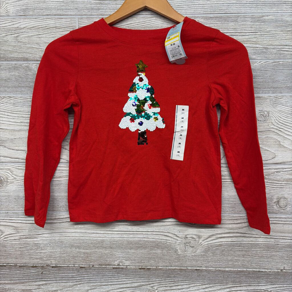 NEW LS Shirt Flip Sequin Tree 8