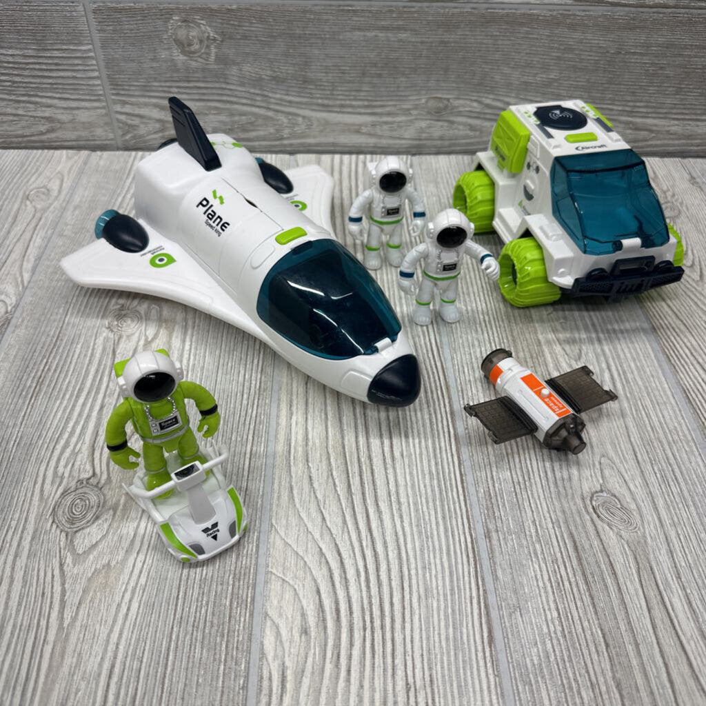Rocket Ship Toy with Astronauts, Rover