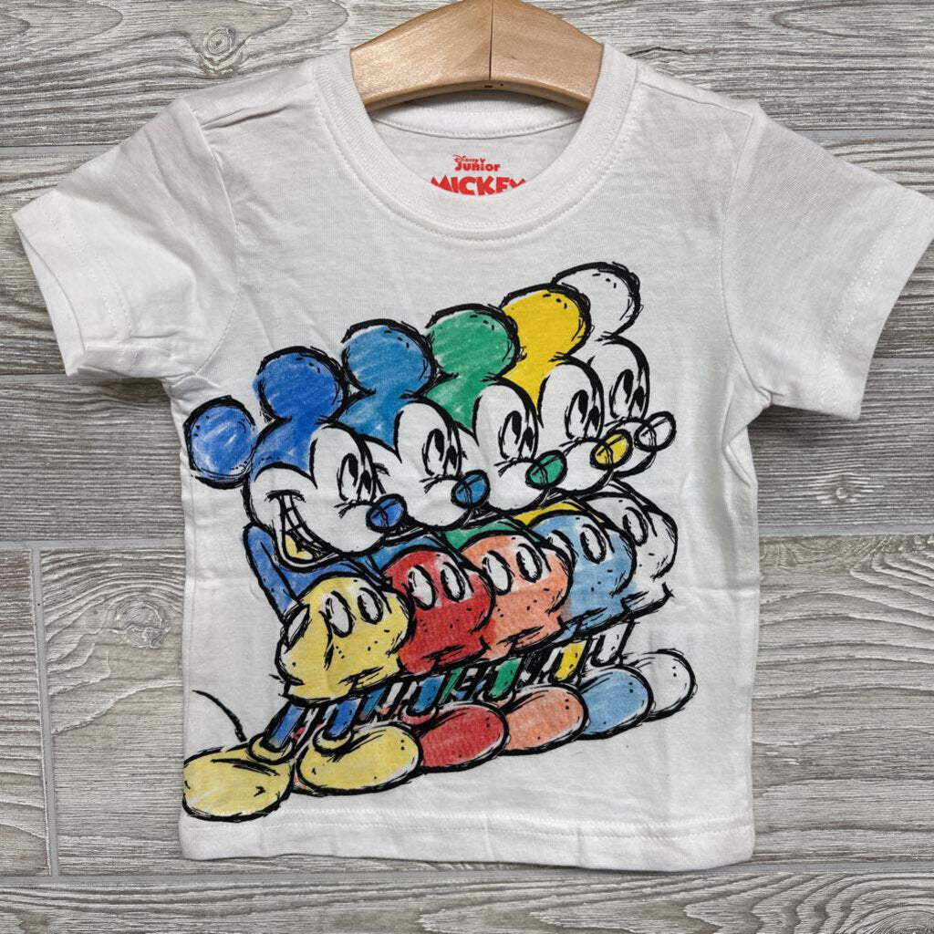 NEW 2 Pk Shirts Mickey Mouse 12M