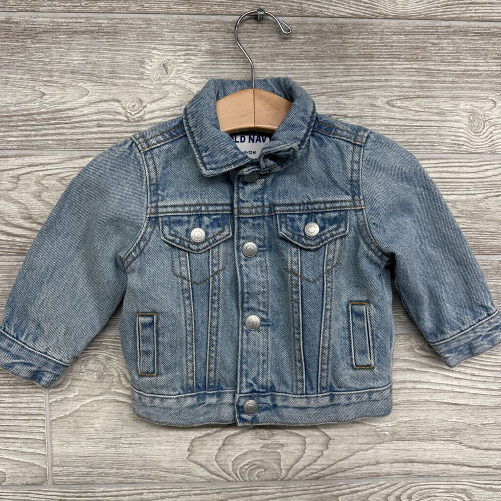 Snap Button Denim Jacket 6-12m