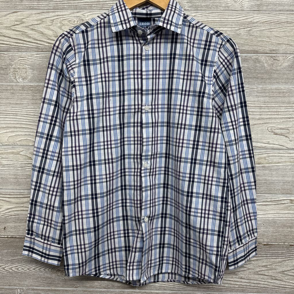 Button Up Dress Shirt Plaid 14