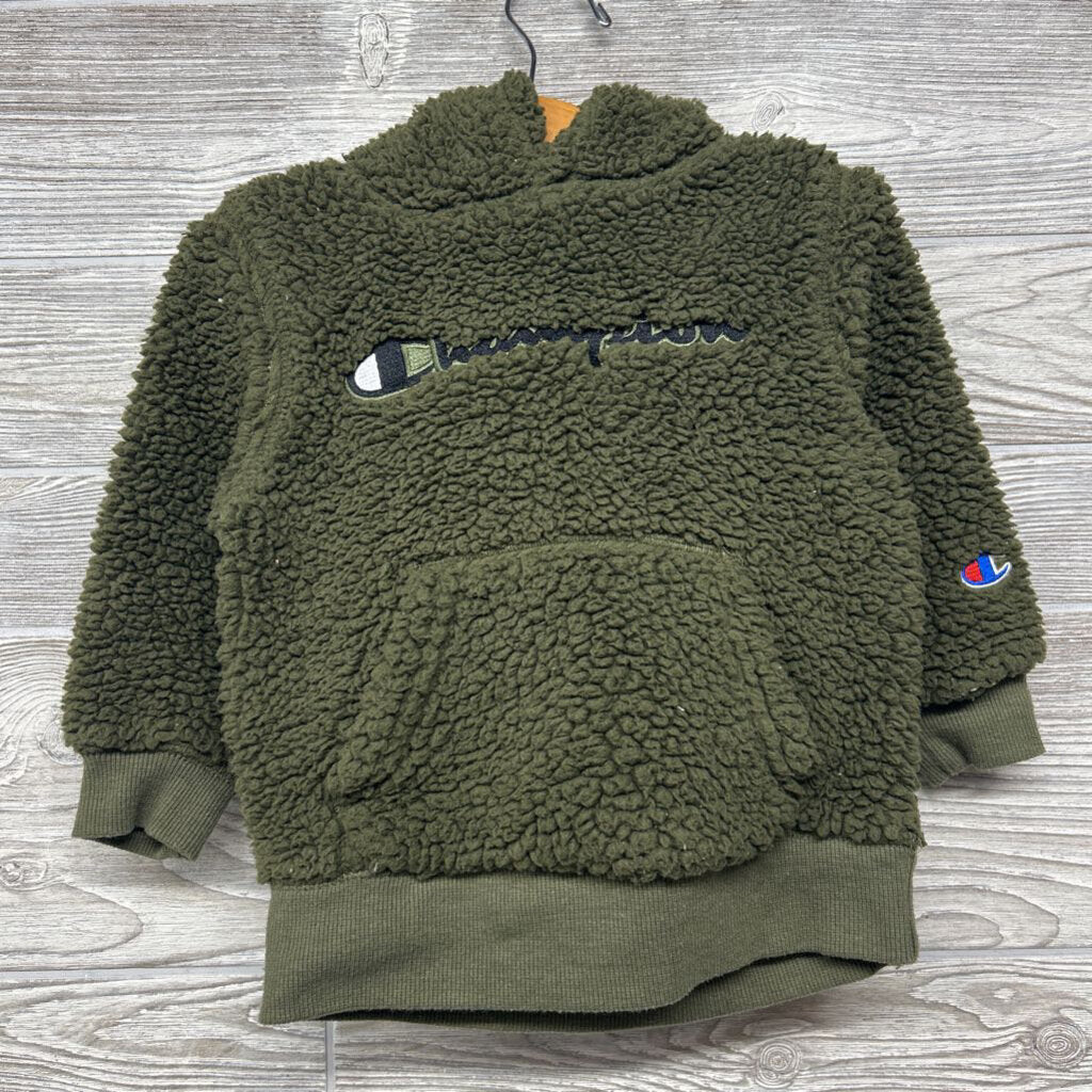 Sherpa Hooded Sweatshirt Logo 2t
