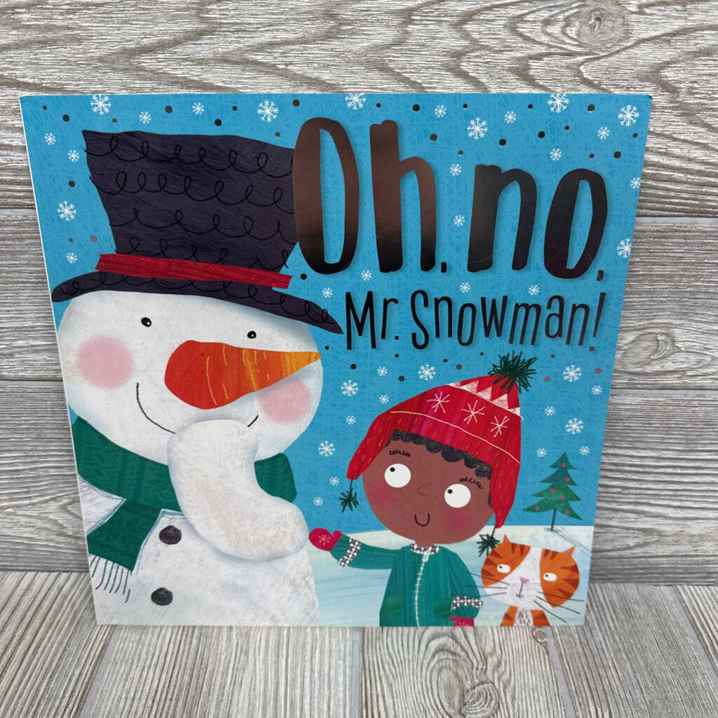 Oh No Mr. Snowman Paperback Book