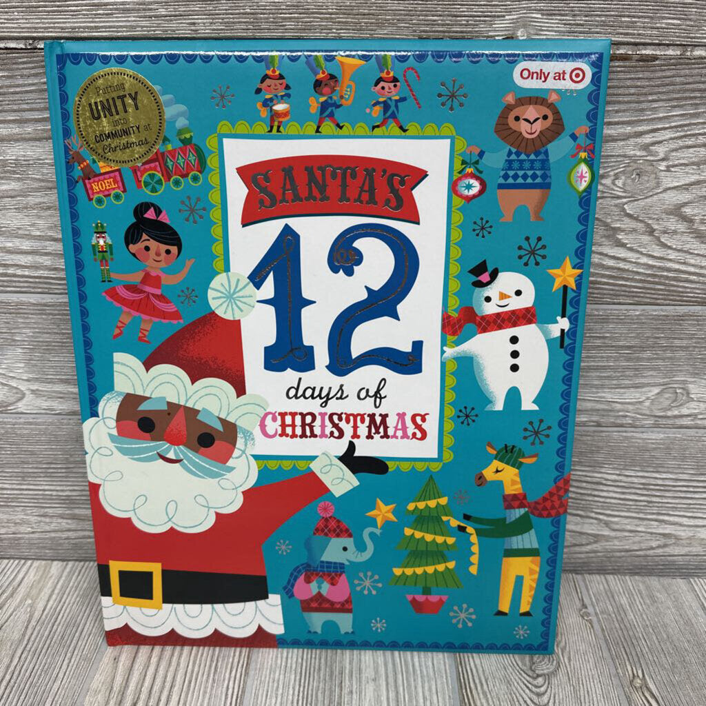 Santa's 12 Days Of Christmas Lg Book