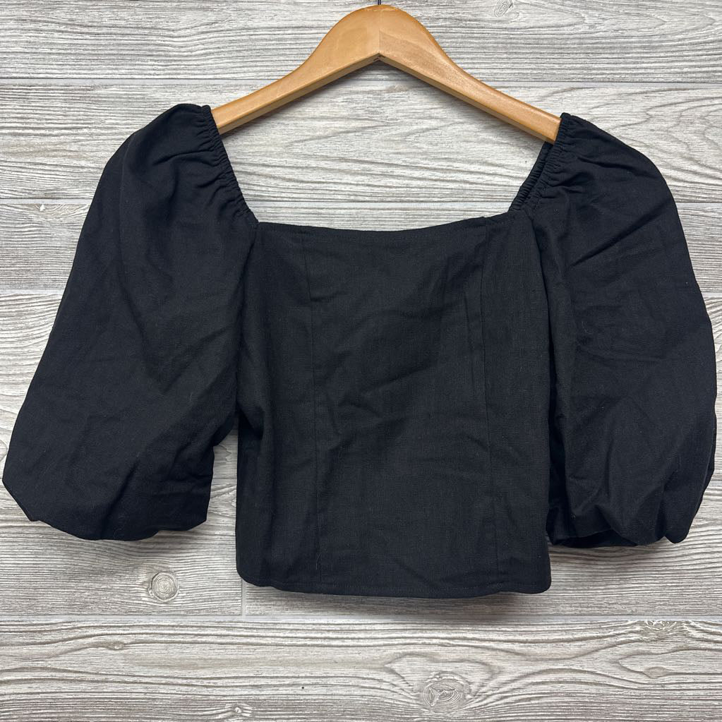 NEW Smocked Puff Sleeve Shirt 12