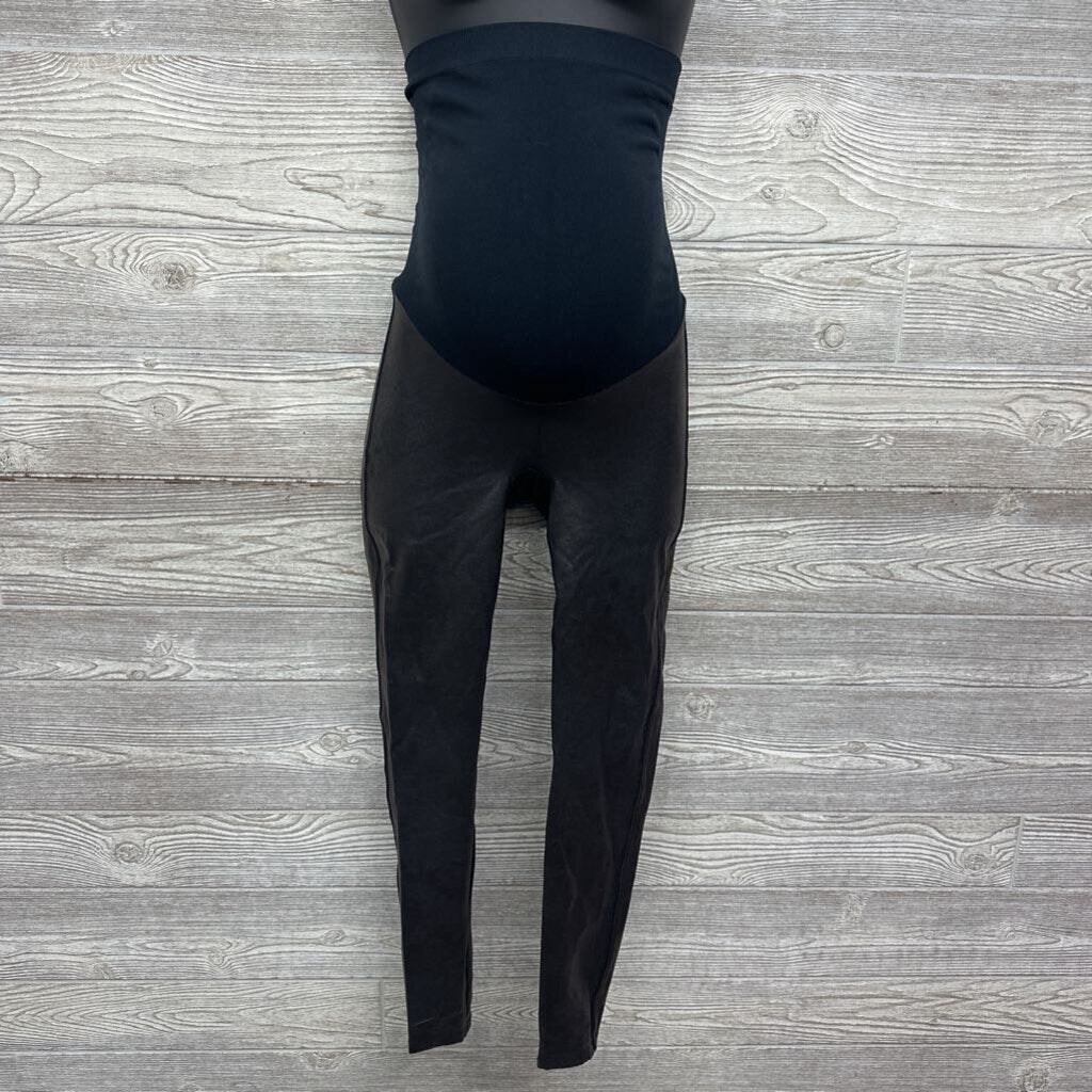 Full Panel Faux Leather Leggings Medium