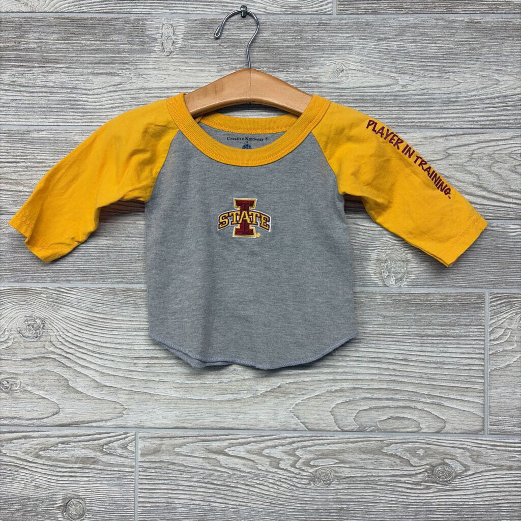 LS Shirt ISU Player In Training 3-6m