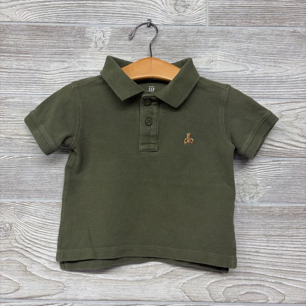 Polo Shirt Embroidered Bear 12-18m