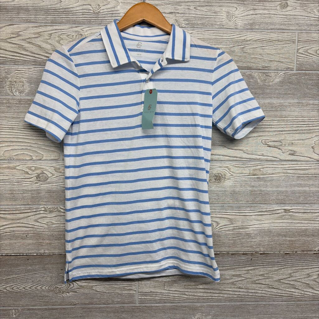 NEW Polo Shirt Stripes 14-16