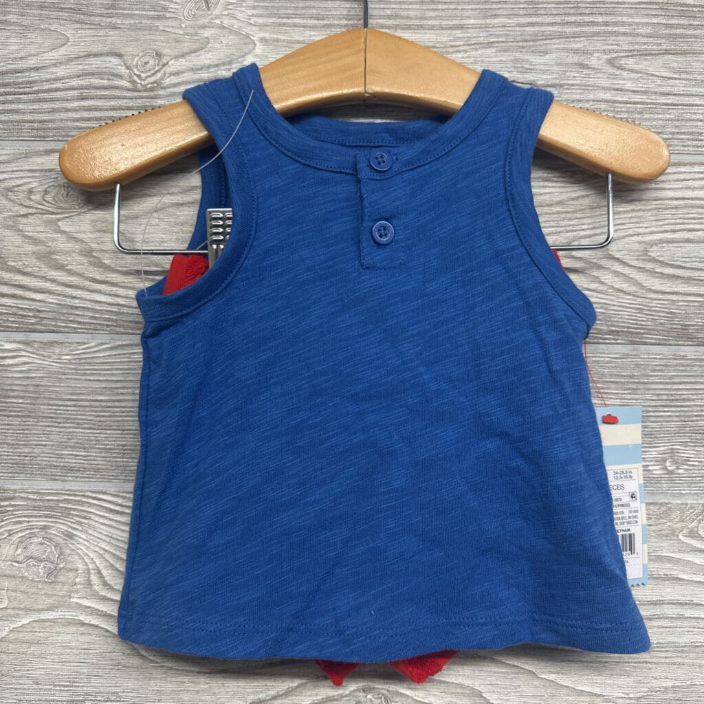 NEW Tank Top & Shorts Stars 3-6m