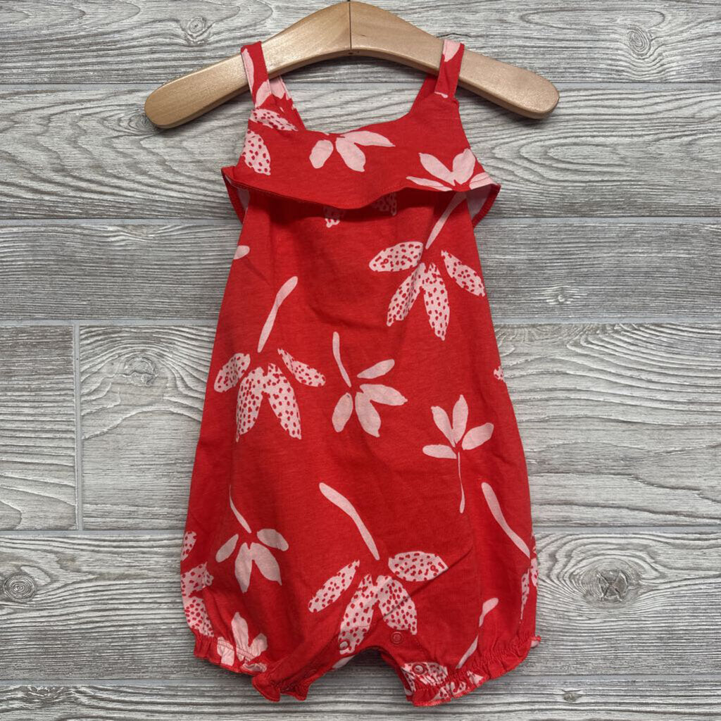 NEW Tank Romper Flowers 12m