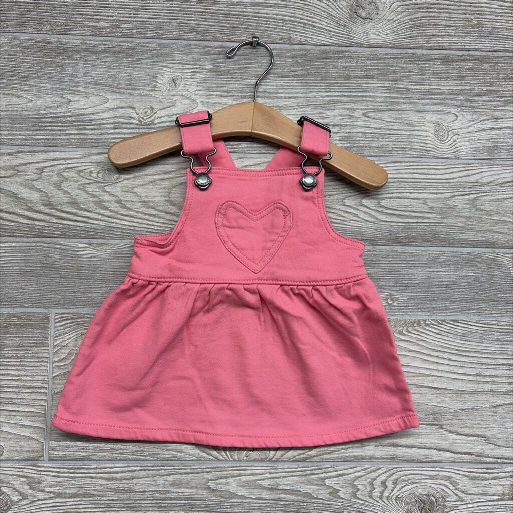 Knit Denim Jumper Heart Pocket 3-6m