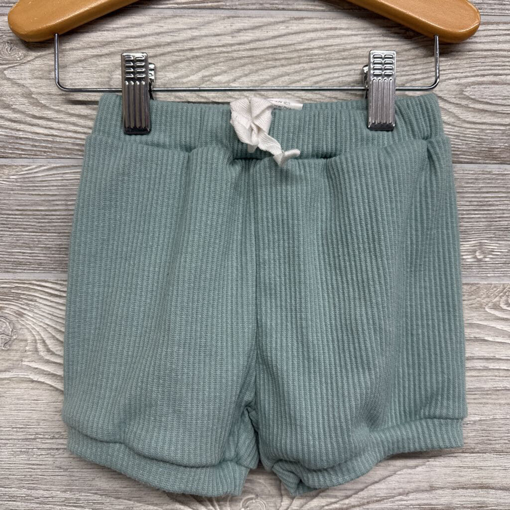 Henley Ribbed Shirt & Shorts 18M