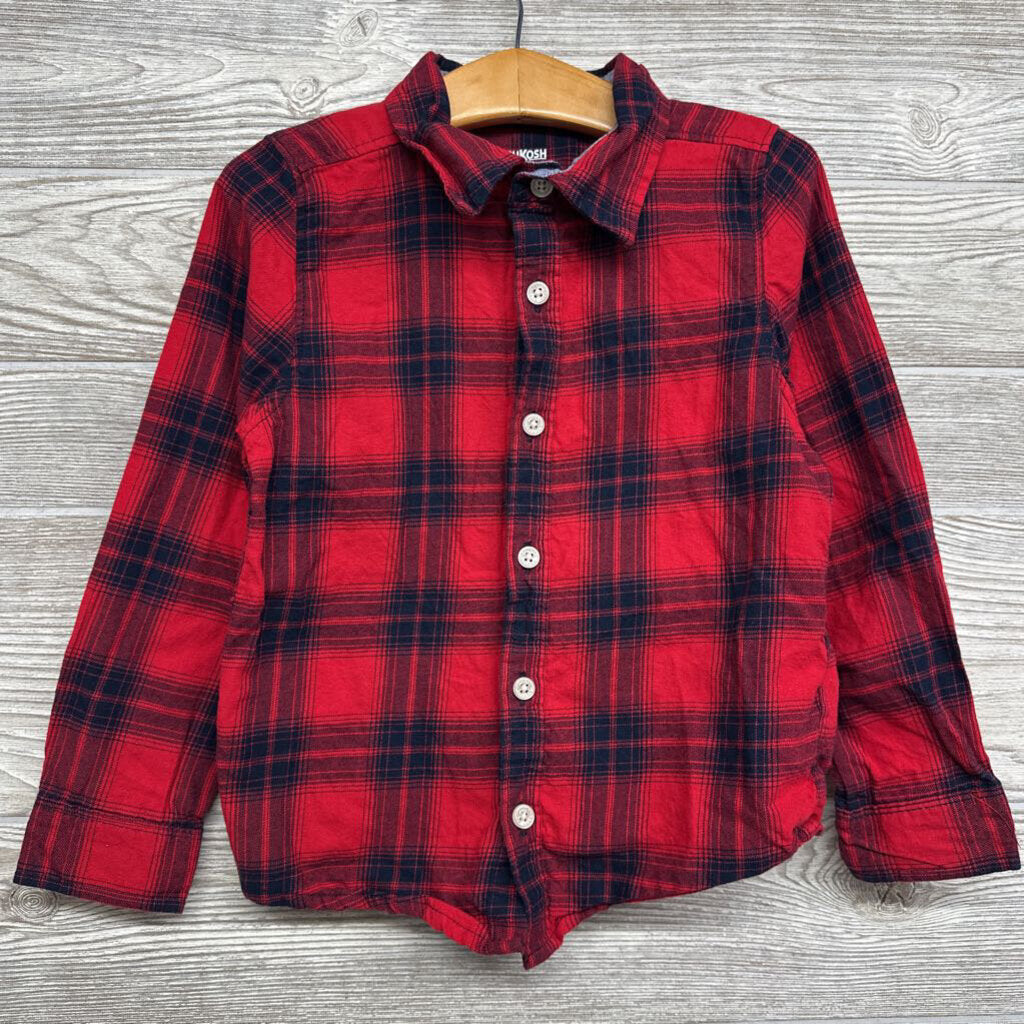 Plaid Button Up Shirt 5t