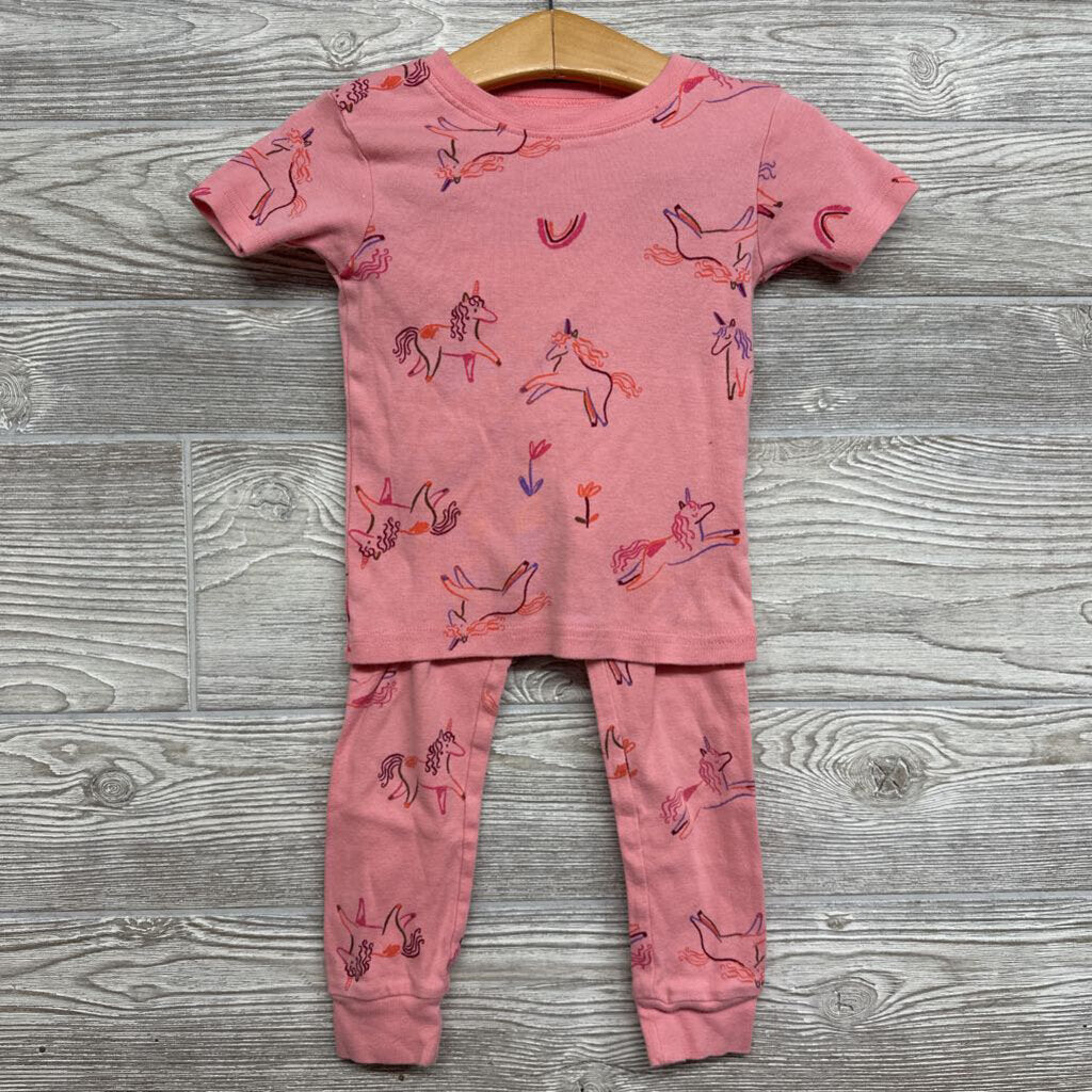 2 Pc PJs Unicorns 3t