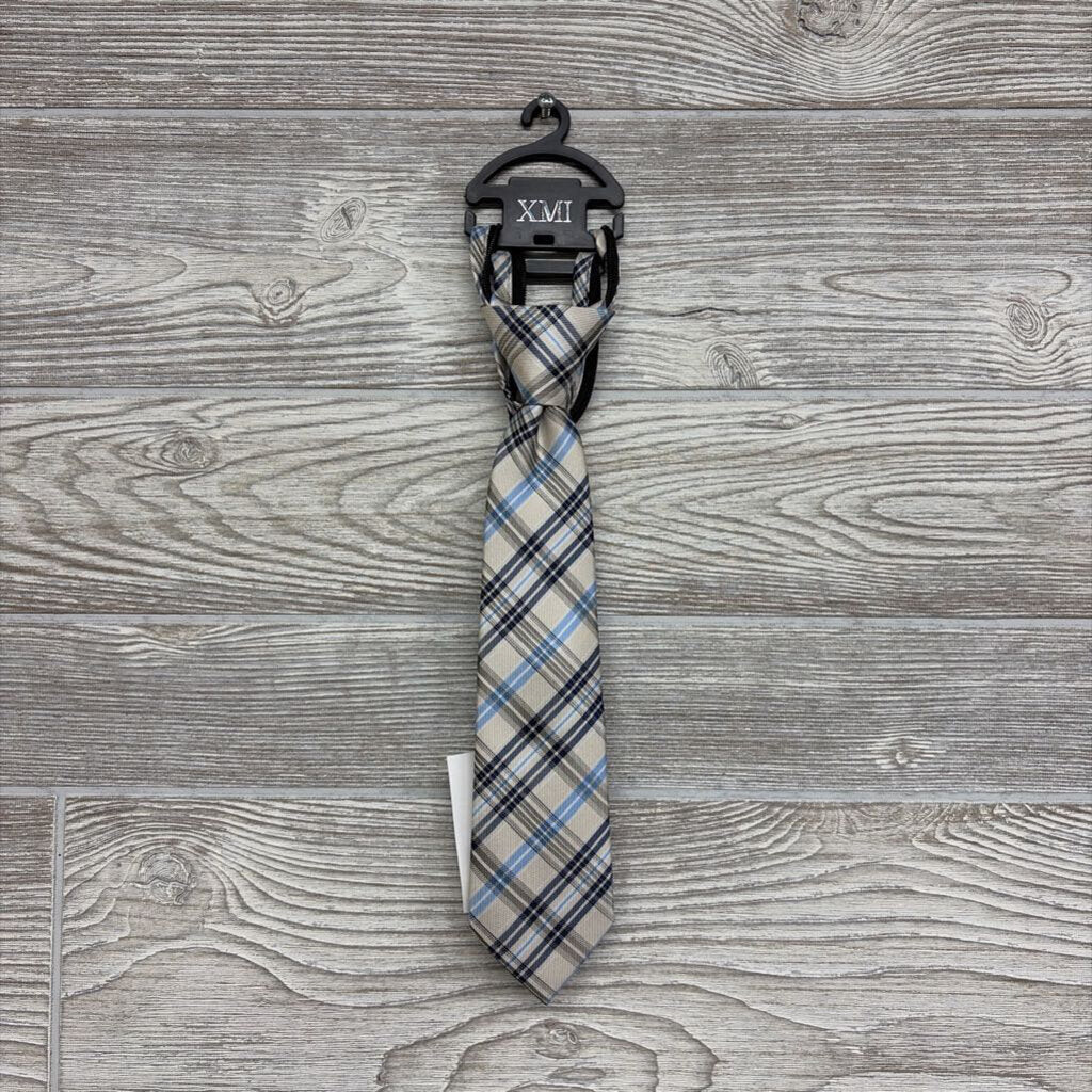 NEW Plaid Zipper Tie