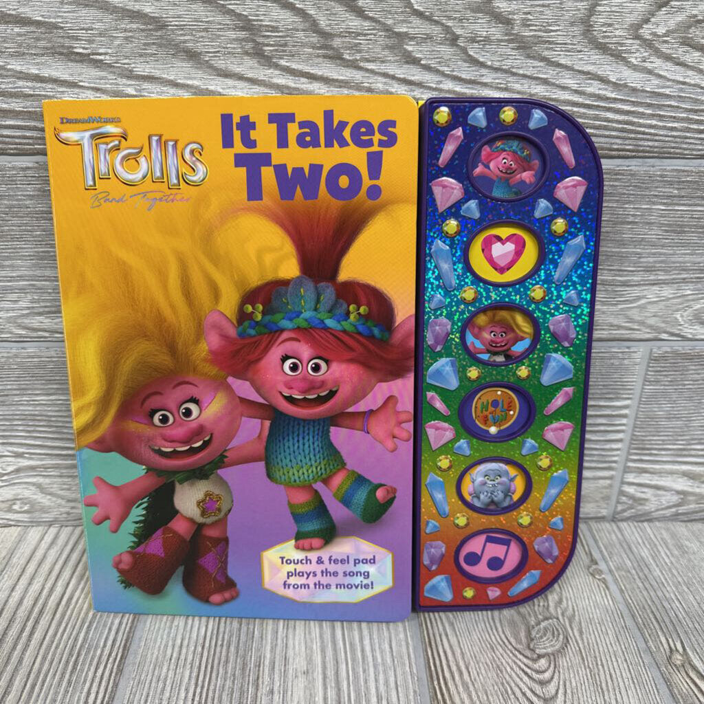Trolls It Takes Two! Hardcover Sound Book