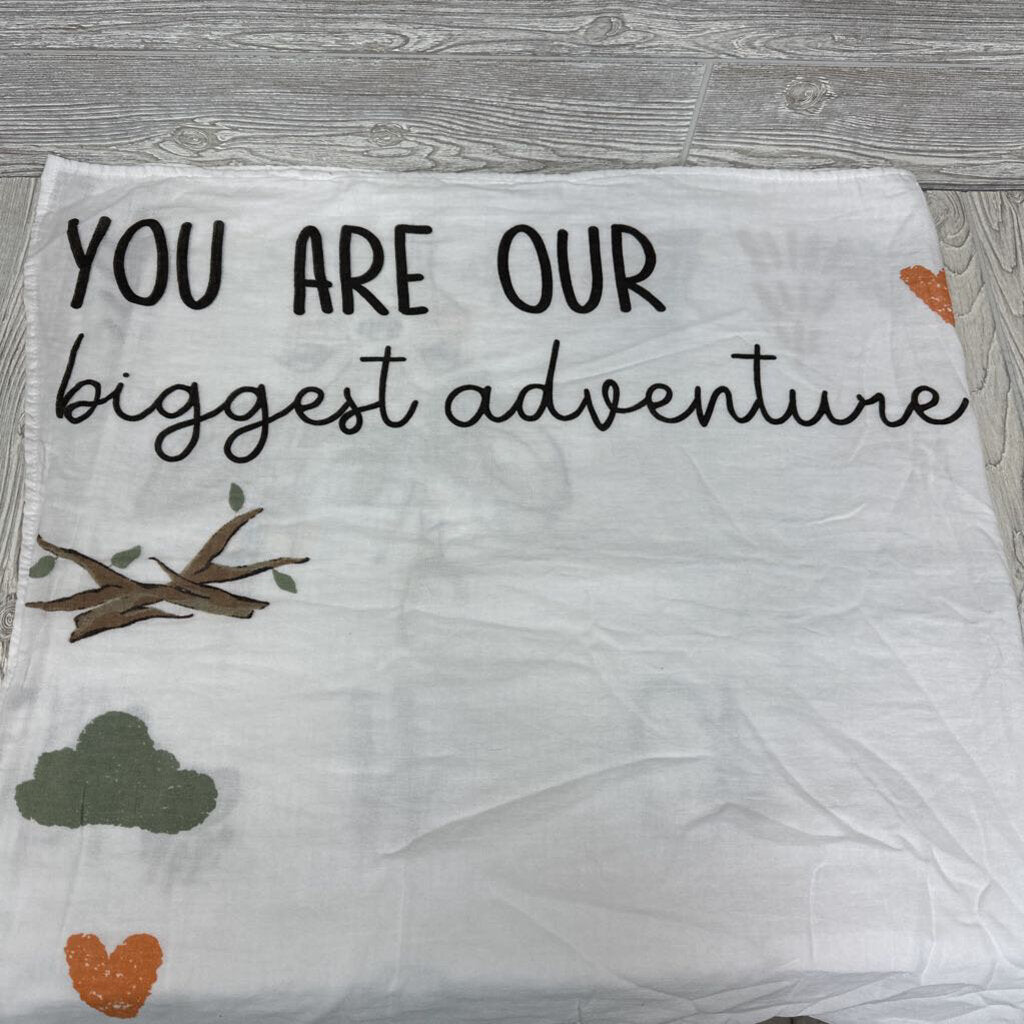 Milestone Blanket You Are Our Biggest Adventure