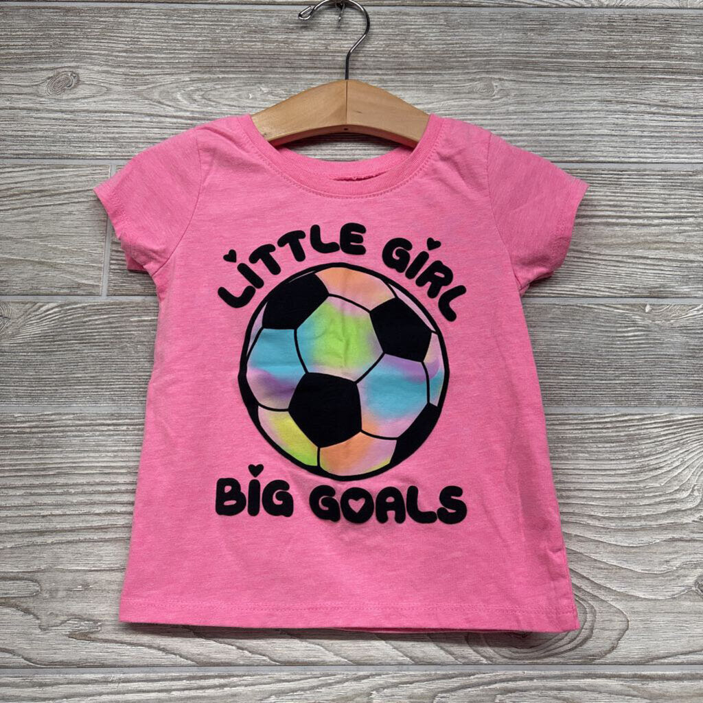 Shirt Little Girl Soccer Ball Tye Dye 3T