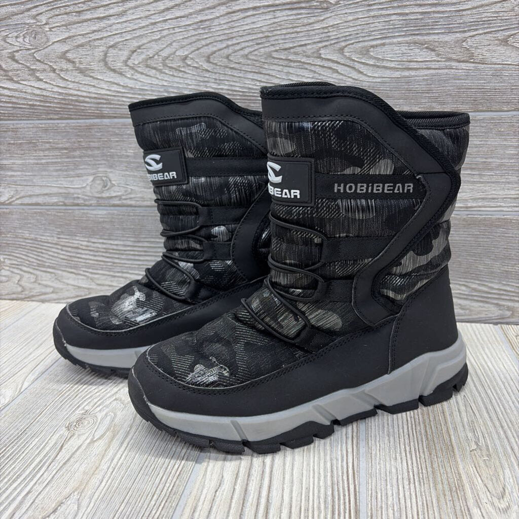 Camo Velcro Snow Boots 2y