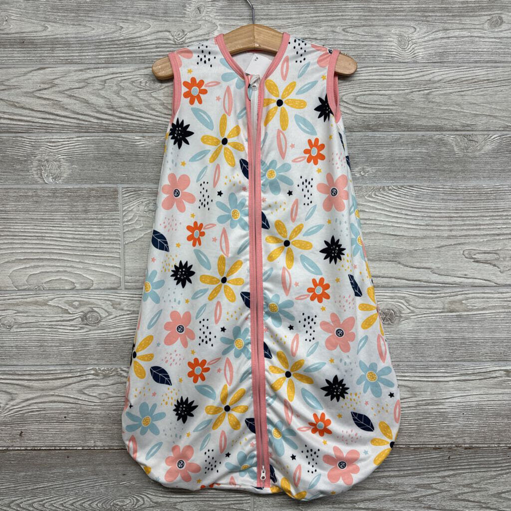 0.5 Tog Sleep Sack Flowers 0-6m
