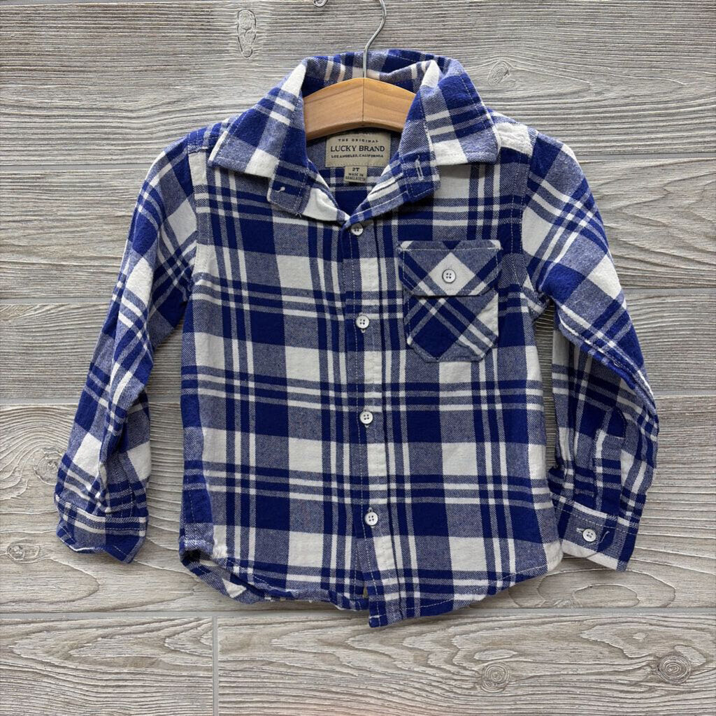 Flannel Button Up Shirt 2t