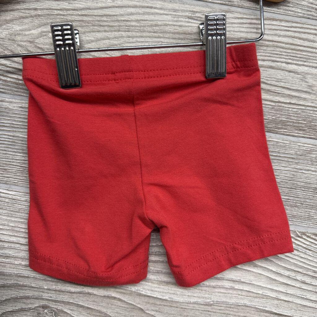 NEW Smocked Tank Top & Bike Shorts Strawberries 6m