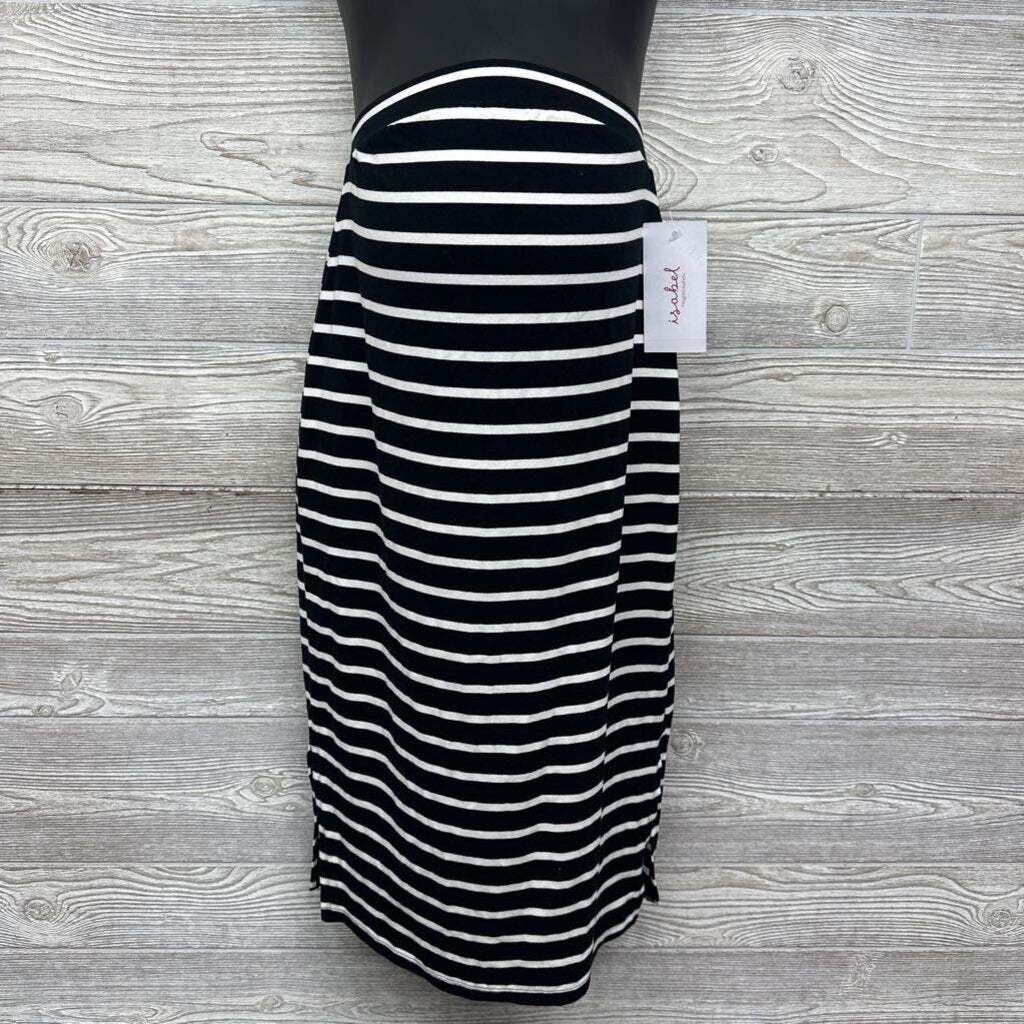 NEW Tube Midi Skirt Stripes XS