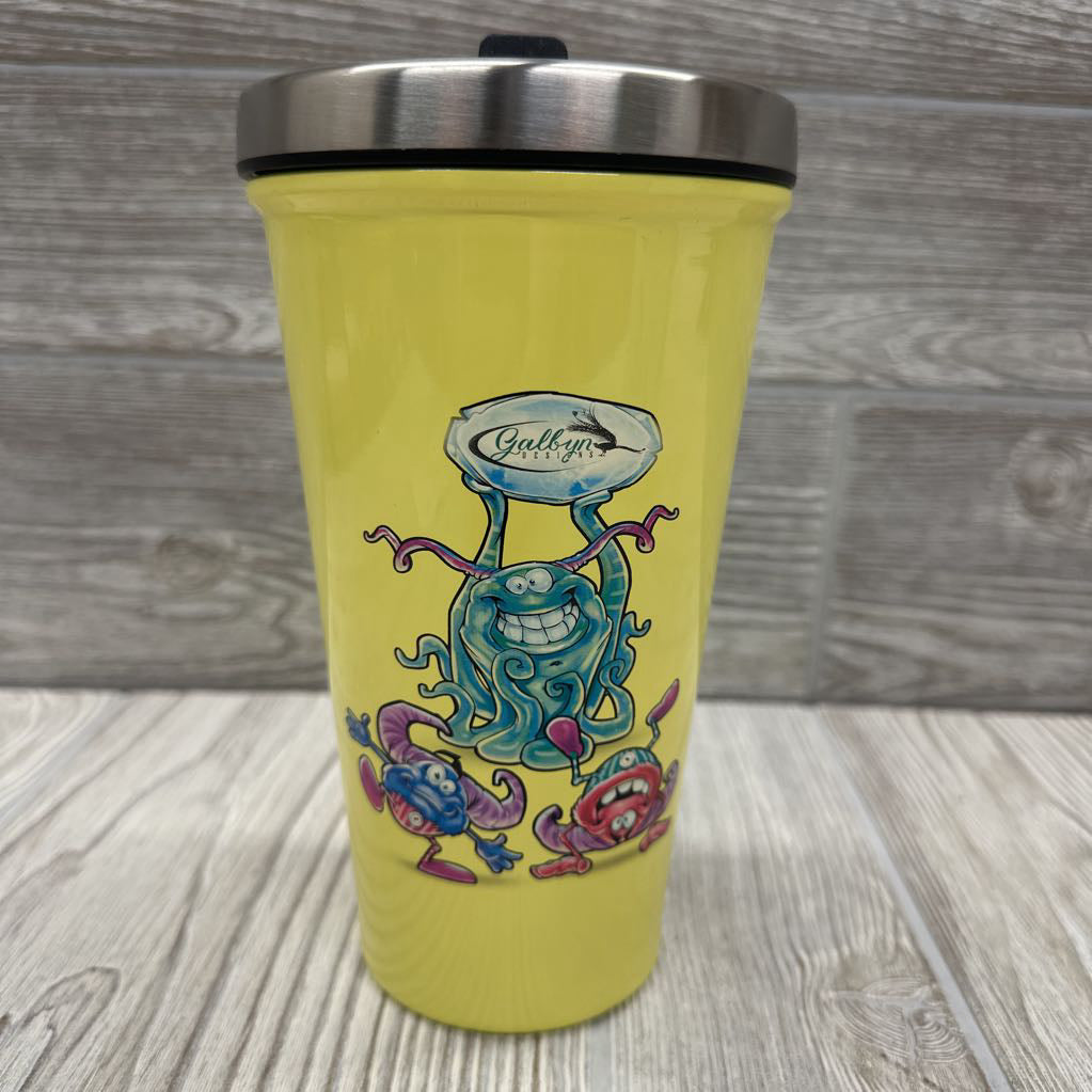 NEW Stainless Steel Tumbler Fang The Friendly Monster