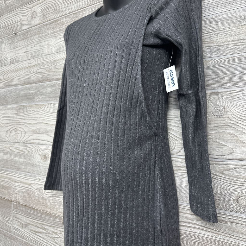 NEW Nursing Ribbed Dress Small