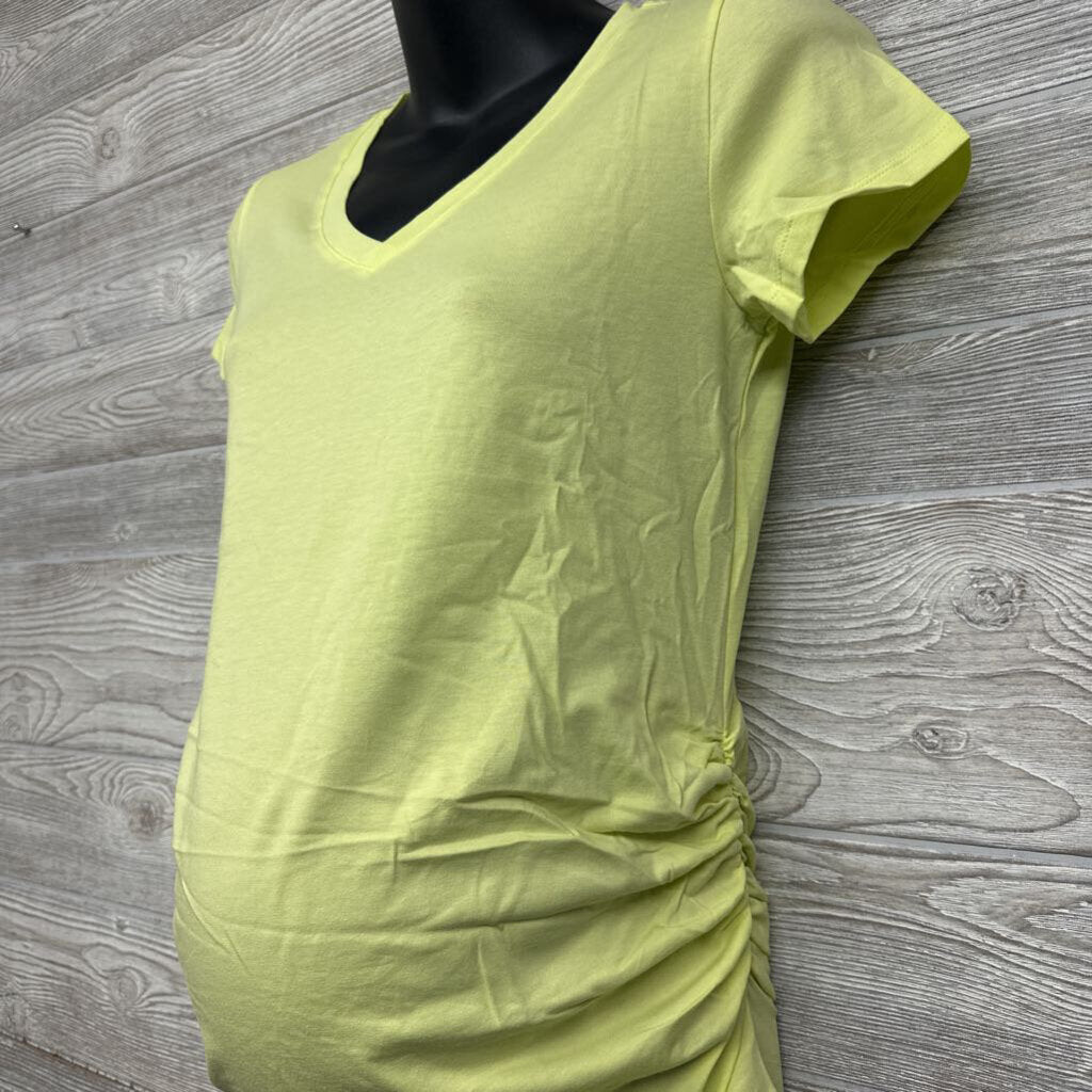 NEW V Neck Ruched Shirt Small