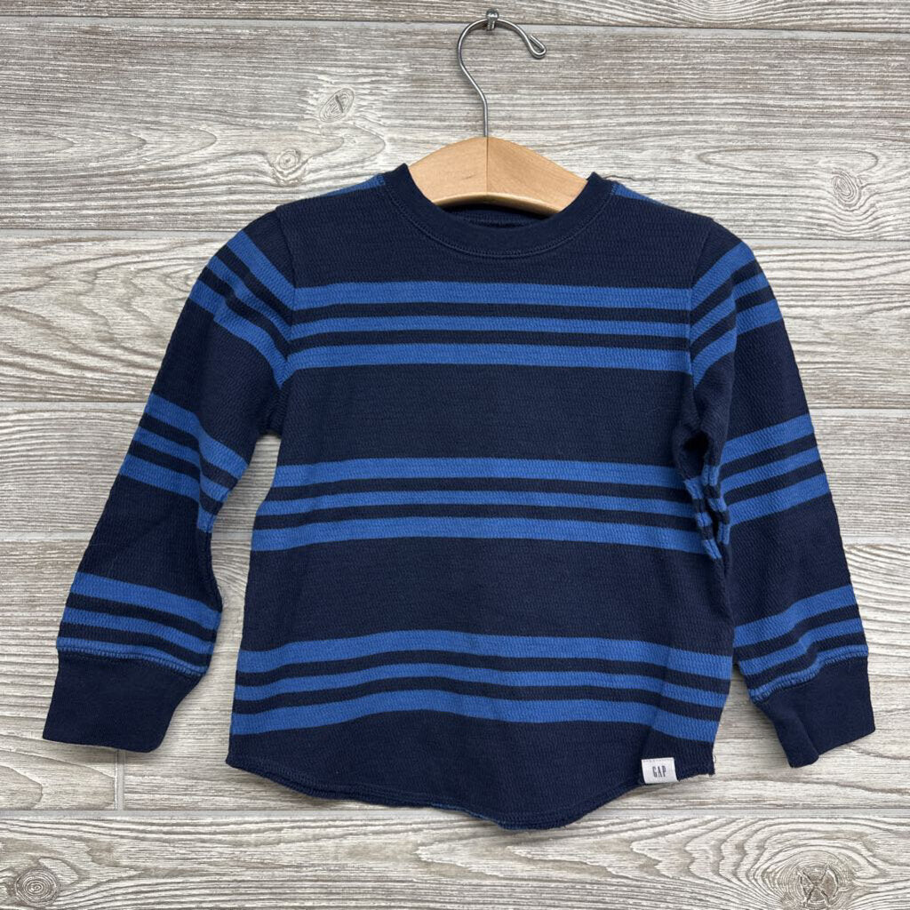 LS Thermal Shirt Stripes 2t
