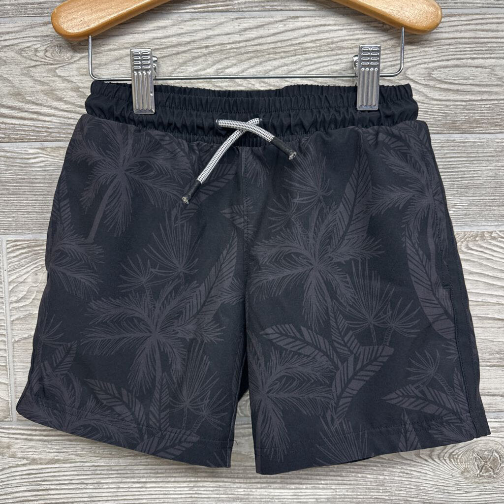 Drawstring Active Shorts Leaves 4-5