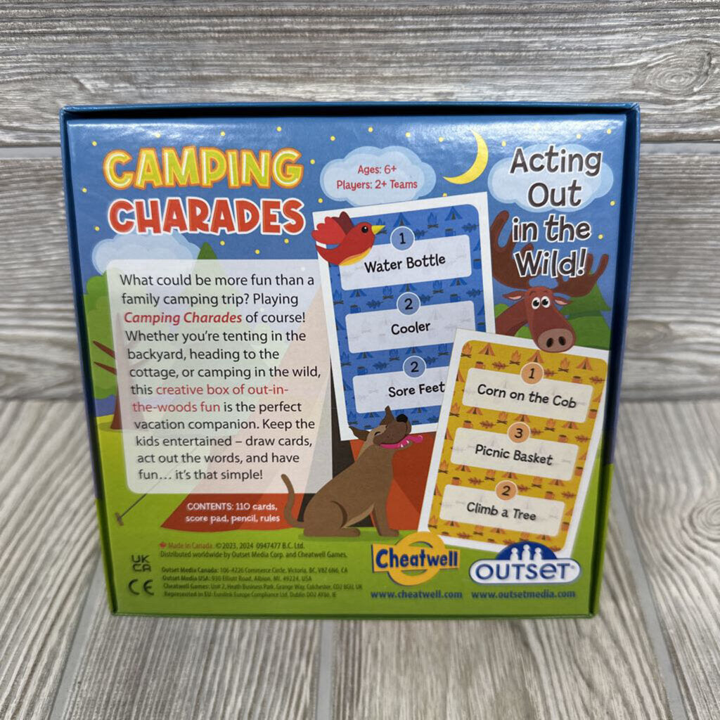 Camping Charades Game