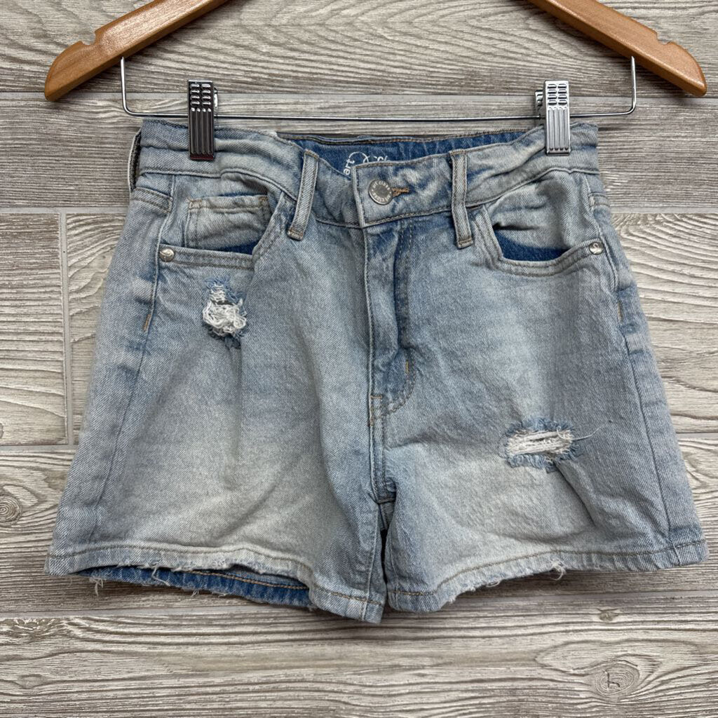 Denim Shorts Distressed 10-12